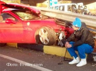Милевский в Турции разбил свой Ferrari